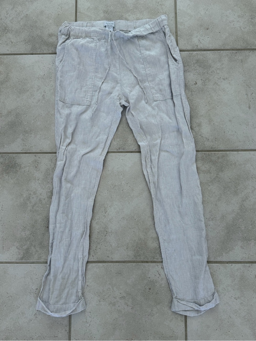 Kenar Linen Drawstring Pants
